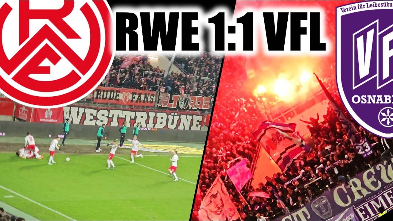14.03.23 Rot-Weiss Essen - VfL Osnabrück 1:1 | Traditionsduell | Pyro-Show | Mega-Stimmung
