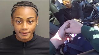Shacarri Richardson Arrested For Speeding 100Mph In Aston Martin Begs Officers Not Take Her