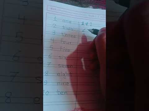 كتابة الارقام الانجليزية بطريقة سهله