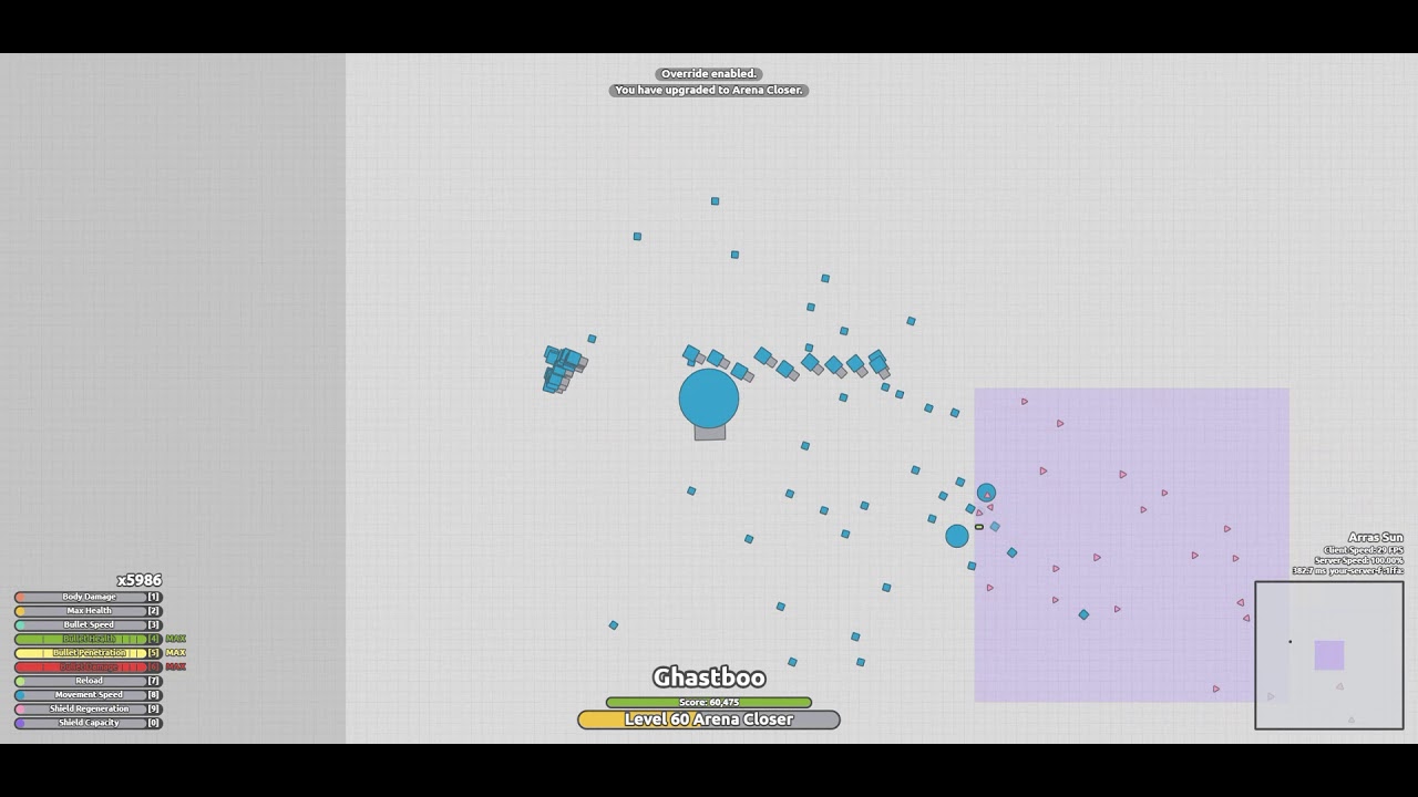 arras.io private server showing intresting tanks YouTube