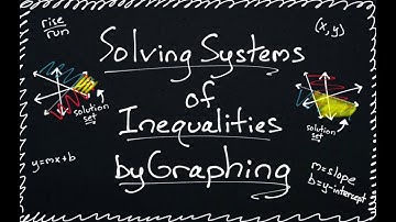 Solving Systems of Inequalities by Graphing