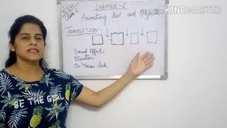 Class 6/ ch-6/ Animated text and objects