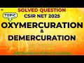 Oxymercuration–Demercuration of Alkenes | Mechanism | NTA CSIR NET | GATE | IIT JAM Chemistry solved