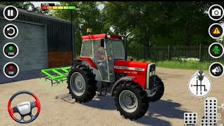 Real Tractor Modern Farming 3d - Android Gameplay #3 | Tractor Farming Games 3d | Plough Machine screenshot 2