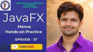 JavaFX Controls | Hands-on Practice on MenuBar, Menu, MenuItem, ContextMenu