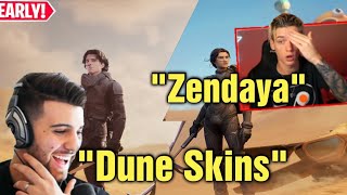 STREAMERS REACT TO *NEW* DUNE SKINS \\