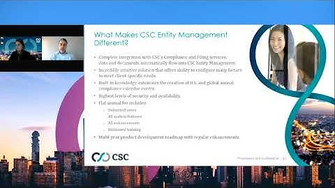Innovations in CSC Entity Management
