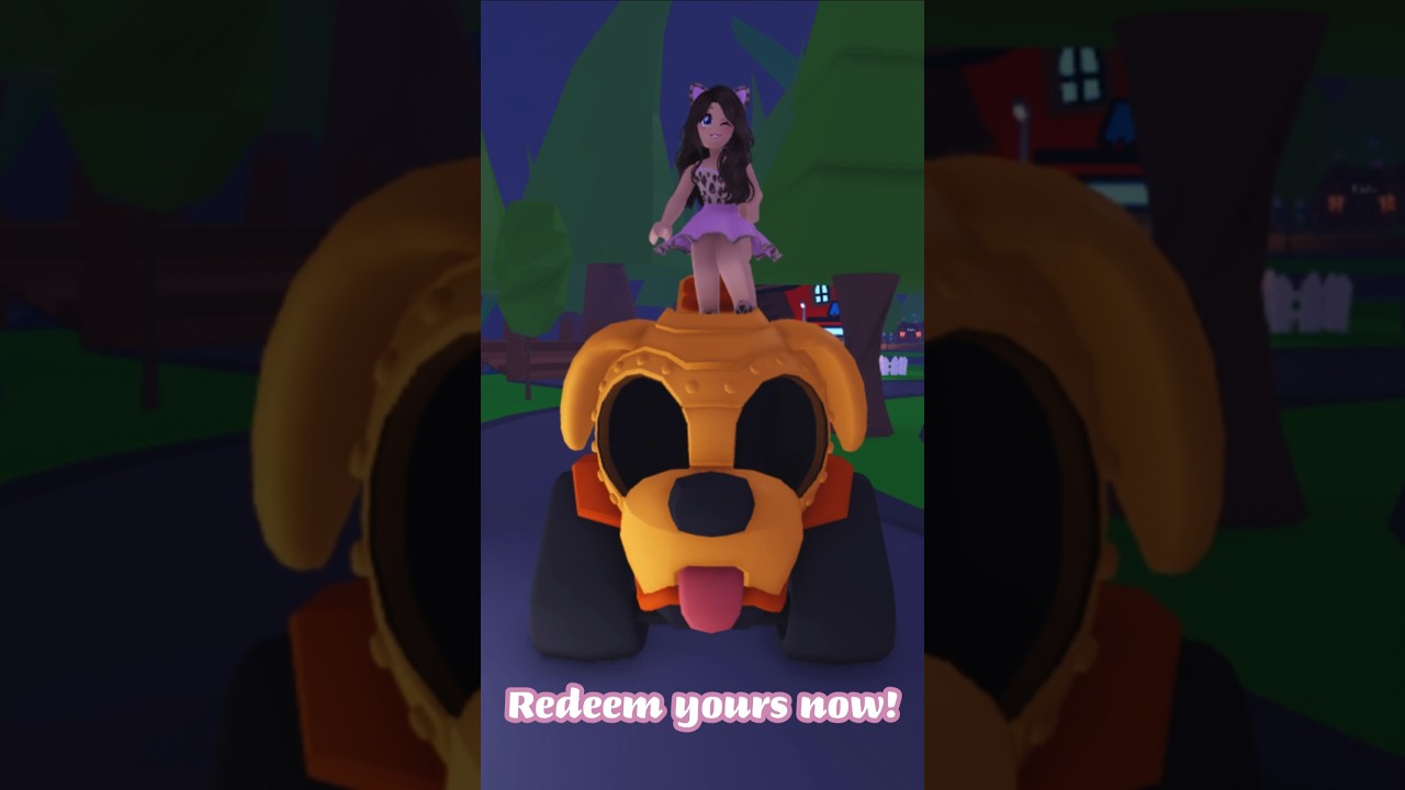 HOW to get the NEW VEHICLE FOR FREE! CANINE CRUISER CODE in Adopt me!