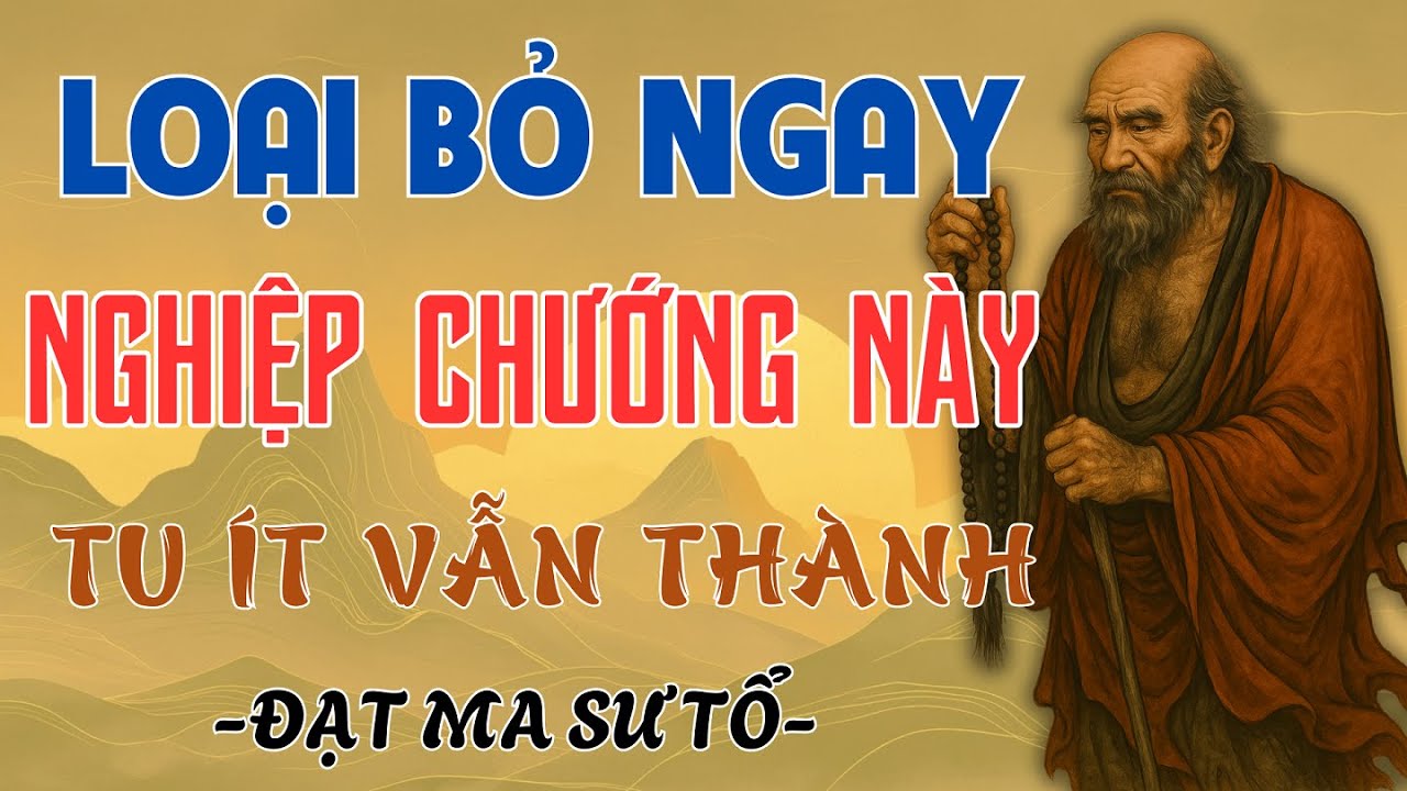 Loại Bỏ Nghiệp Chướng Này Ngay Hôm Nay Để Tu Ít Mà Vẫn Thành Tựu Như Lời Dạy Của Bồ Đề Đạt Ma Sư T