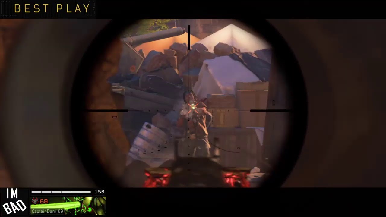 Call of Duty black ops 4 (Max sens agressive sniping)