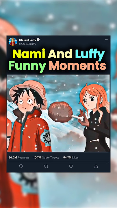Luffy and Nami Funny Moments #shorts #onepiece #luffy