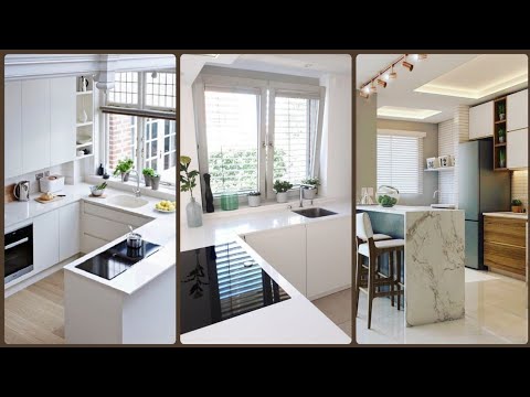 The most beautiful kitchen interior decoration design/Modern kitchen cabnit& shelves design