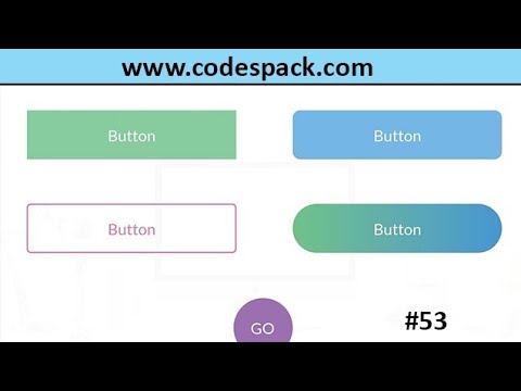 How to Create a Custom Button in Android Studio #53 - YouTube