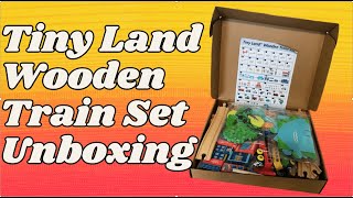 Tiny Land Wooden Train Set Unboxing & First Look