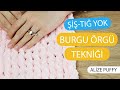 Burgu Örgü Tekniği | Şiş yok - Tığ yok | Alize Puffy İle Battaniye Yapımı | Prestij Boncuk