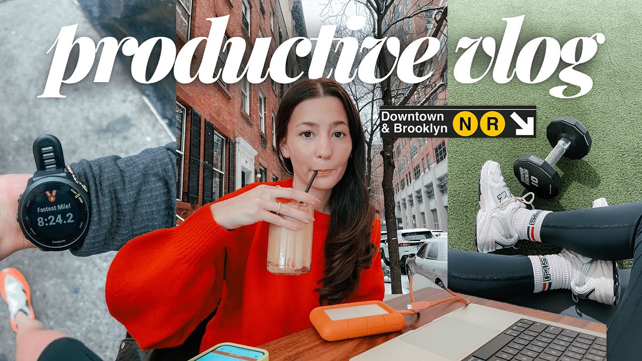 PRODUCTIVE VLOG: the reality of running a business & training for a half marathon in NYC