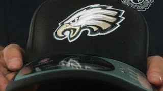 Eagles '2015 NFL STADIUM FLEX' Black-Green Hat by New Era