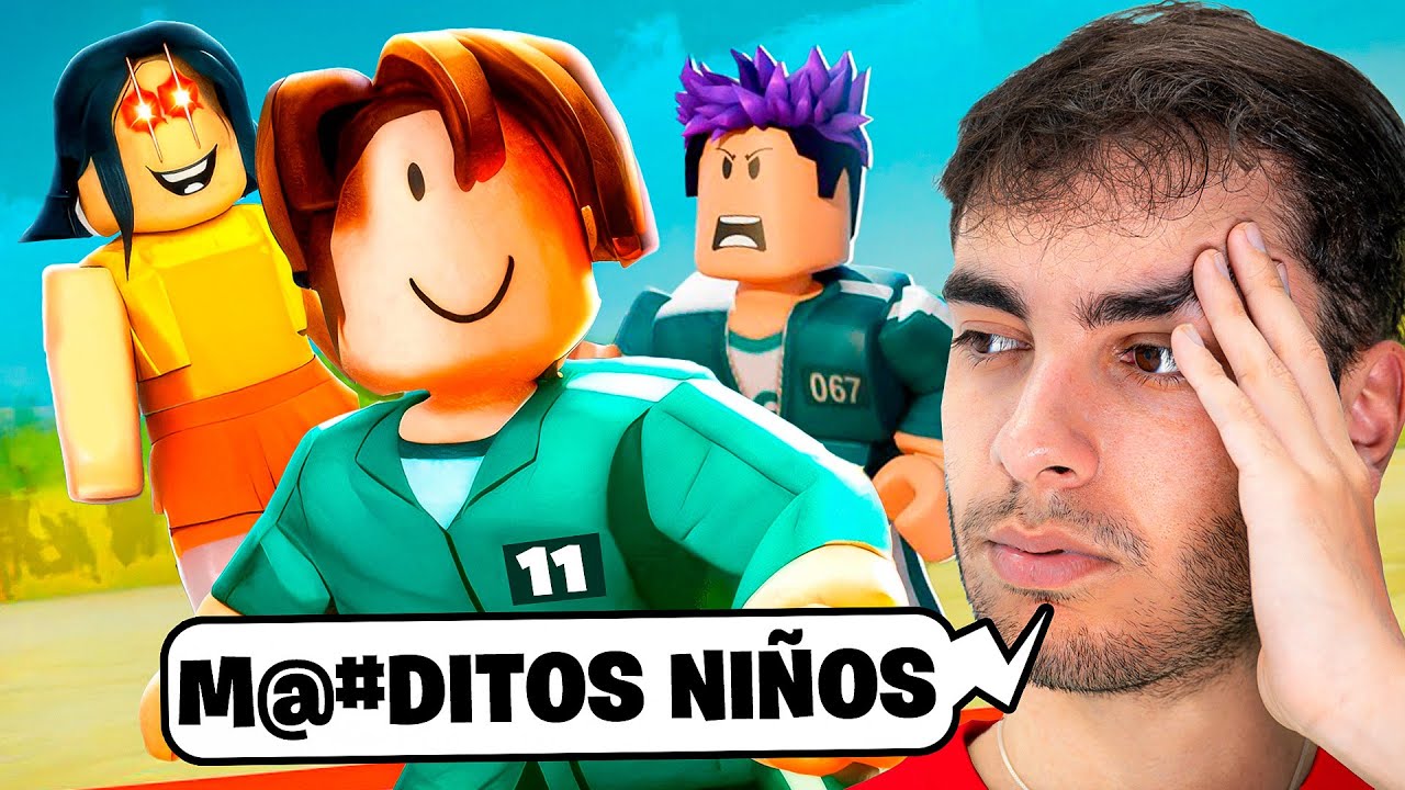 JUEGO SQUID GAMES EN ROBLOX POR PRIMERA VEZ !! EL AGENTE 011