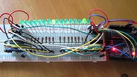 Adding 16 Digital Pins To Arduino Using 2 74HC595 chips, with 1 Chip Sketch