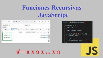 Función recursiva, en JavaScript. (Recursividad en JavaScript) 2022