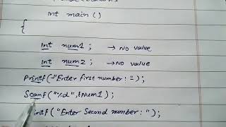 Details 2 Numbers Calculator with C Program | C Language Programming Notes Guide