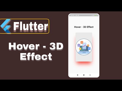 Hover 3D Effect(Flutter 3)Card hover effect