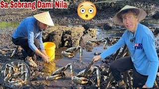 Halos Mapaluhod Ang Asawa Ko Sa Pag Hunting Ng Giant Mud Crabs|Naglabasan Sila 😯