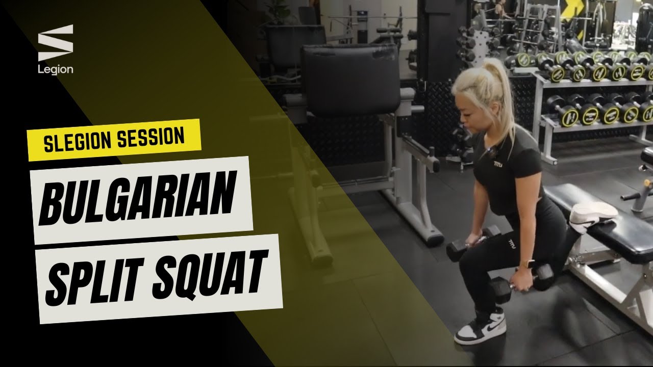 Dumbbell Bulgarian Split Squat - YouTube