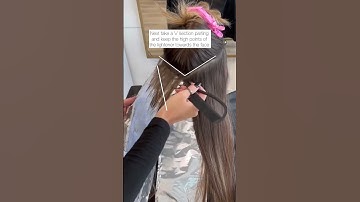 HOW-TO: Foilayage Sectioning (Back Placement) with @taylordidmyhair 👏