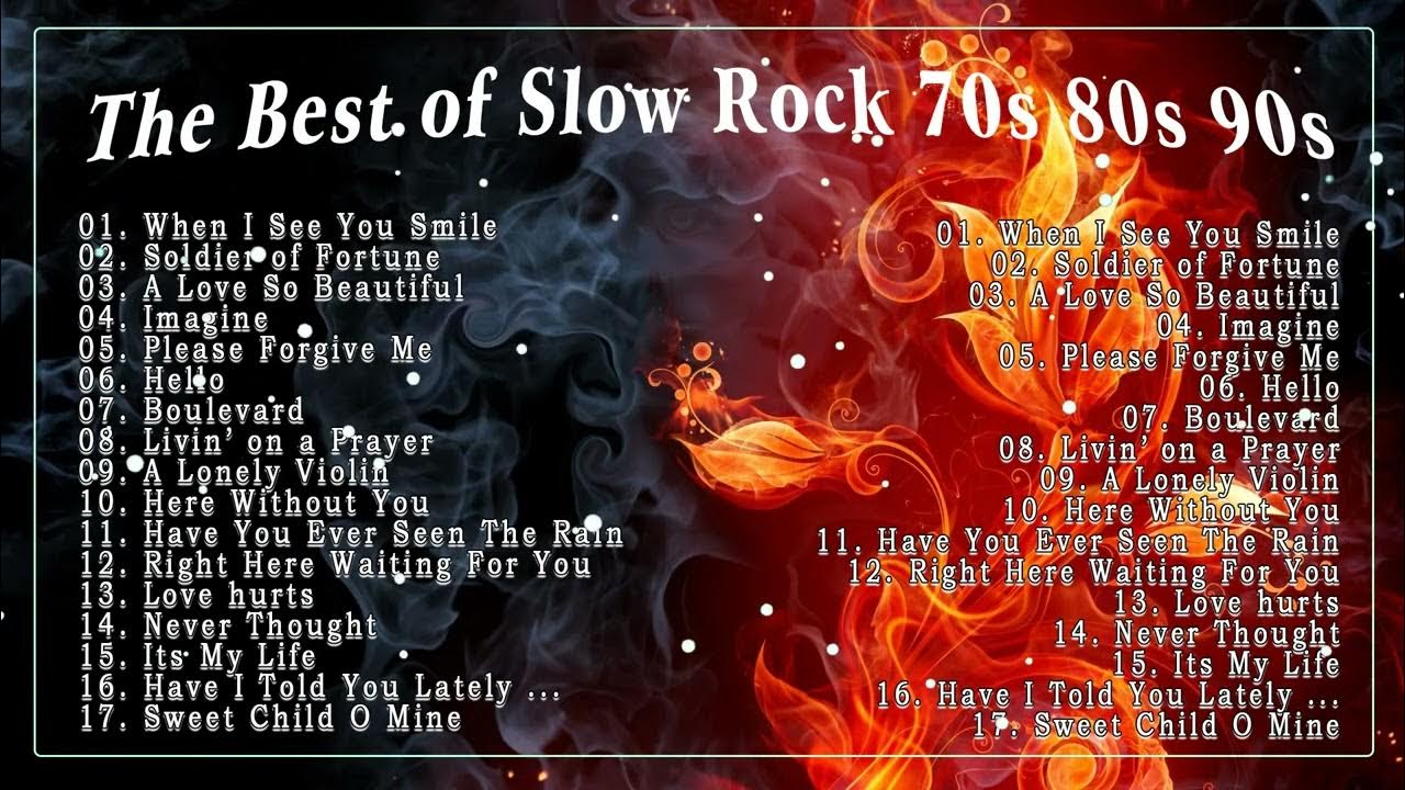 Best Of Slow Rock Mp3 Free Download The Best of Slow Rock 70s 80s 90s - Michael Bolton, Bad English, John
