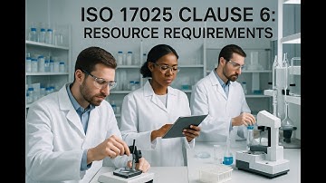 ISO 17025 Clauses Explained | Clause 6 Resource Requirements for Laboratory Accreditation