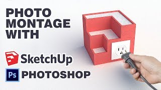 How to Make a Photomontage with Sketchup and Photoshop Tutorial screenshot 4
