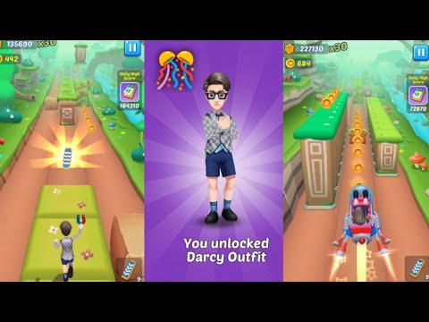 Subway princess runner Darcy unlock // Subway princess runner game new ...