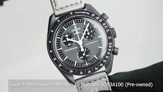 Swatch Moonswatch Mission To Mercury SO33A100 (Pre-owned) - YouTube