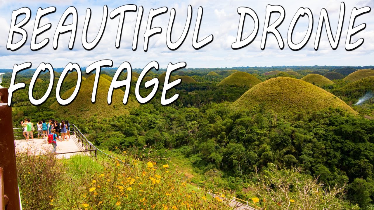 CHOCOLATE HILLS JAWDROPPING DRONE FOOTAGE 🌴 YouTube