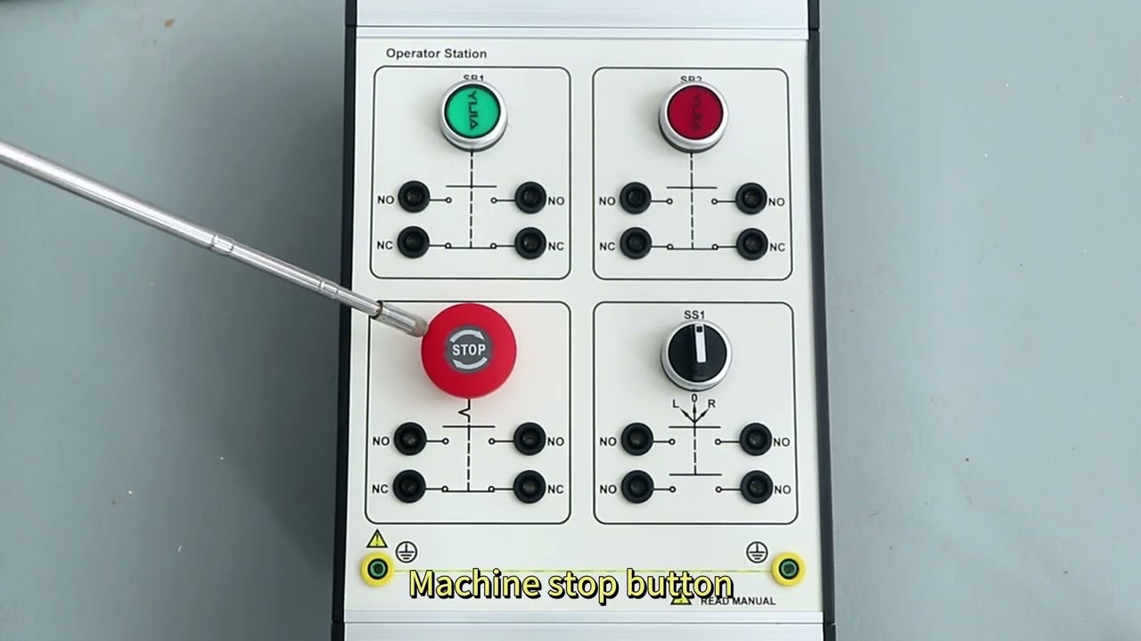 ZE3223 Electric Motor Control Learning System Education Equipment Electrical Automatic Trainer-SSEDU