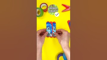 Amazing Solving Paper Craft Puzzle with Cute Sadness by Inside Out ✨#insideout #sadness #papercraft