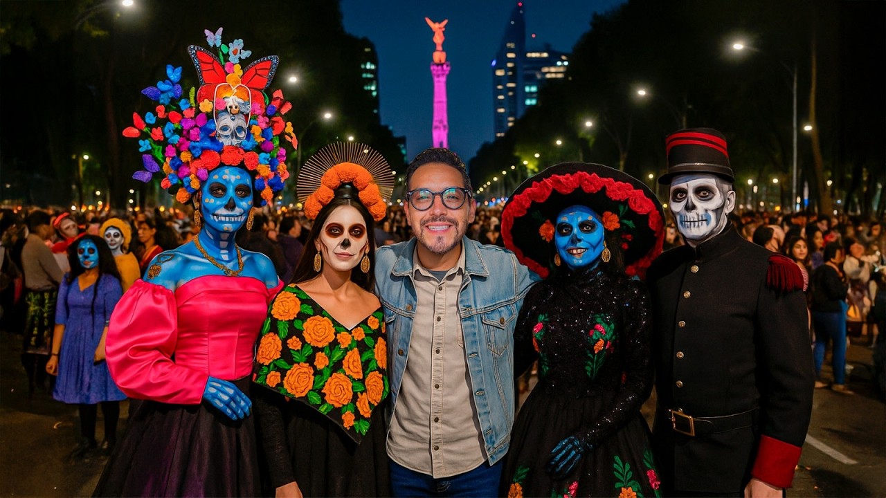 Una LOCURA la MEGA PROCESIÓN de CATRINAS 2025