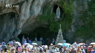 Chapelet du 10 mai 2024 à Lourdes