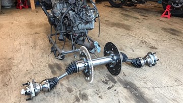 making a dune buggy CV rear axle setup part 2