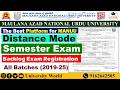 Manuu Exam Distance Mode For All Batches 2019-2025 | B.Ed, MBA, UG, PG, Diploma | @UniversityWorld