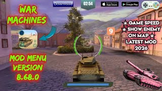 War Machines v8.68.0 Mod Menu | Show Enemy On Map + Speed Game