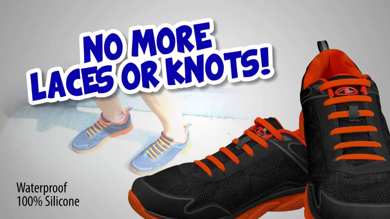 Elastic Shoe Laces - No-Tie Laces - YouTube