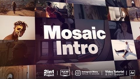 Mosaic Intro (Best After Effects Projects)