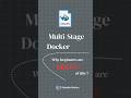 Multi-Stage Docker Build Explained 🔥 | Reduce Image Size Like Real DevOps Engineers  #dockerfile