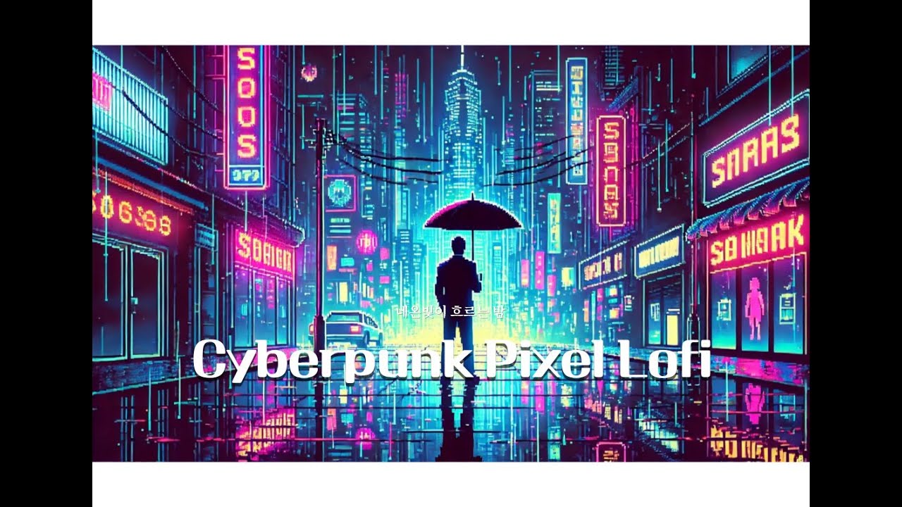 🌃 네온빛이 흐르는 밤 | Cyberpunk Pixel Lofi 🎧