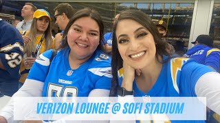 Verizon Lounge Experience at SoFi Stadium | Chargers vs Giants