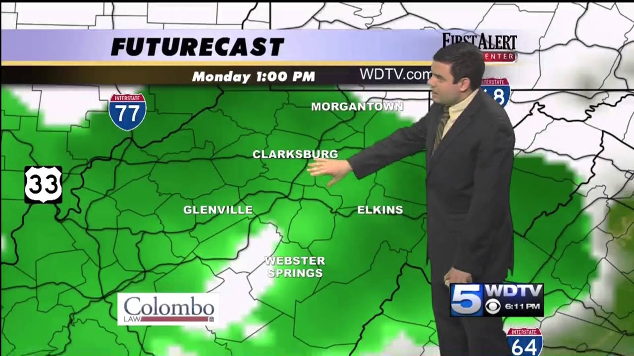 Sunday July 21st 2013 Main Weather Hit WDTV 5 News At 6pm