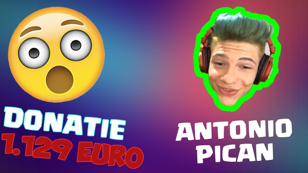 DONATIE DE 1,129 DE EURO - ANTONIO PICAN
