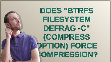 Does "btrfs filesystem defrag -c" (compress option) force compression?